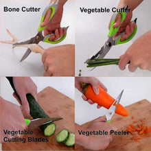 Multi-Purpose Kitchen Scissors with Magnetic Holder