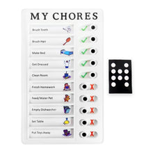 Portable Chores Note Board – Home Management Planning Memo Board (20×12 cm)