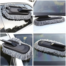 Car Duster, Long Retractable / Soft / Non-Slip / Handle