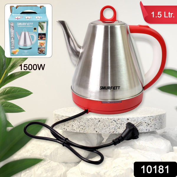 Steel Electric Kettle 1.5 Litre 
