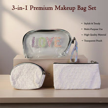 3-in-1 Premium Makeup Bag Set
