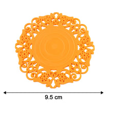 Heat-Resistant Decorative Hot Mat & Cup Coaster Set (10 cm, 2 Pc Set)