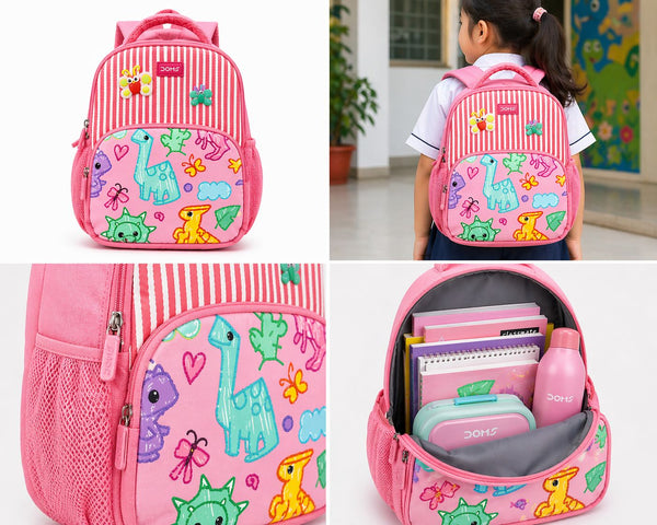 DOMS X DINO School Bag