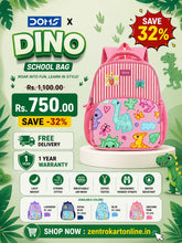 DOMS X DINO School Bag
